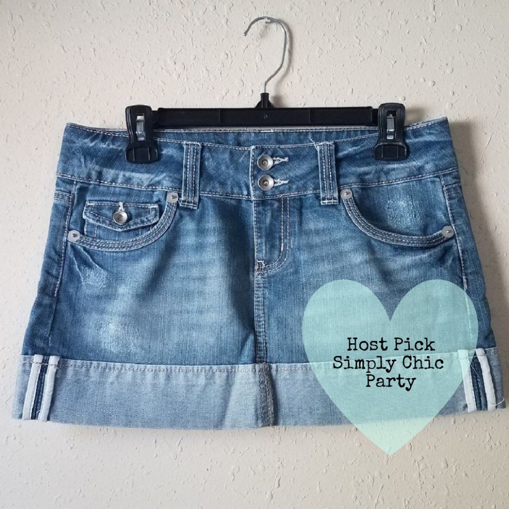 👽HP👽Denim Mini Skirt